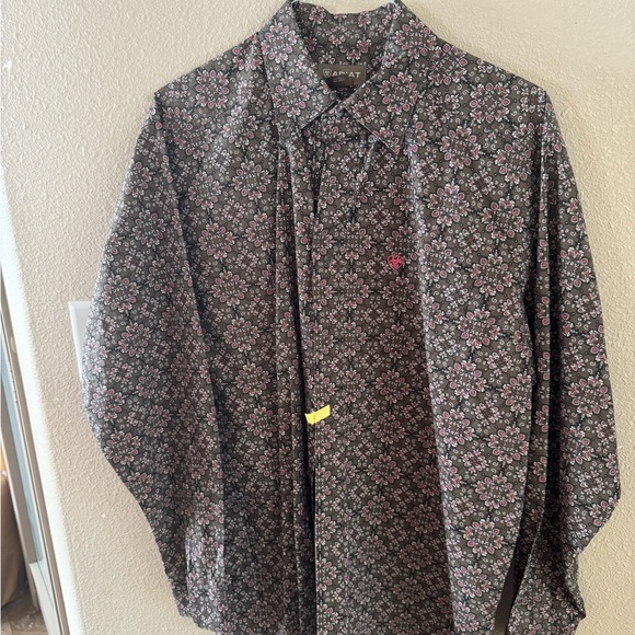 Ariat Mens Long Sleeve Button Front, Size Large - Picture 1 of 3